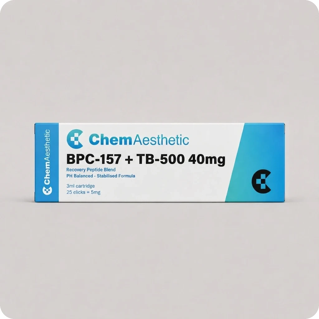 BPC157 + TB500 Pen — The Purity Standard branded injector pen