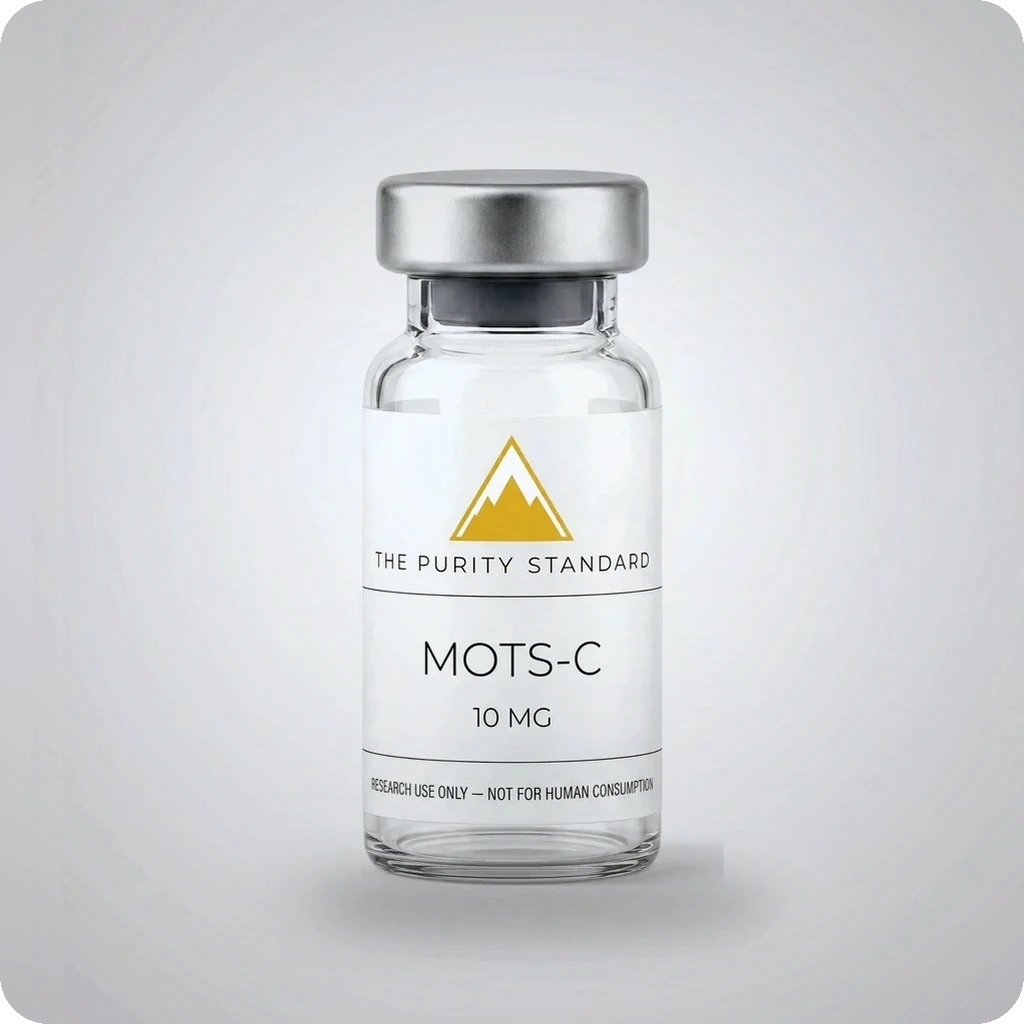 MOTS-c — The Purity Standard branded peptide vial